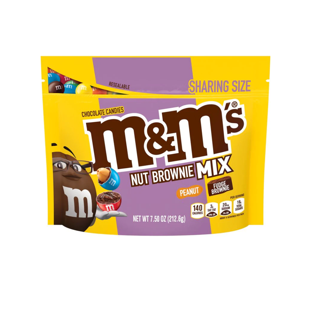 M&Ms Nut Brownie Mix Peanut