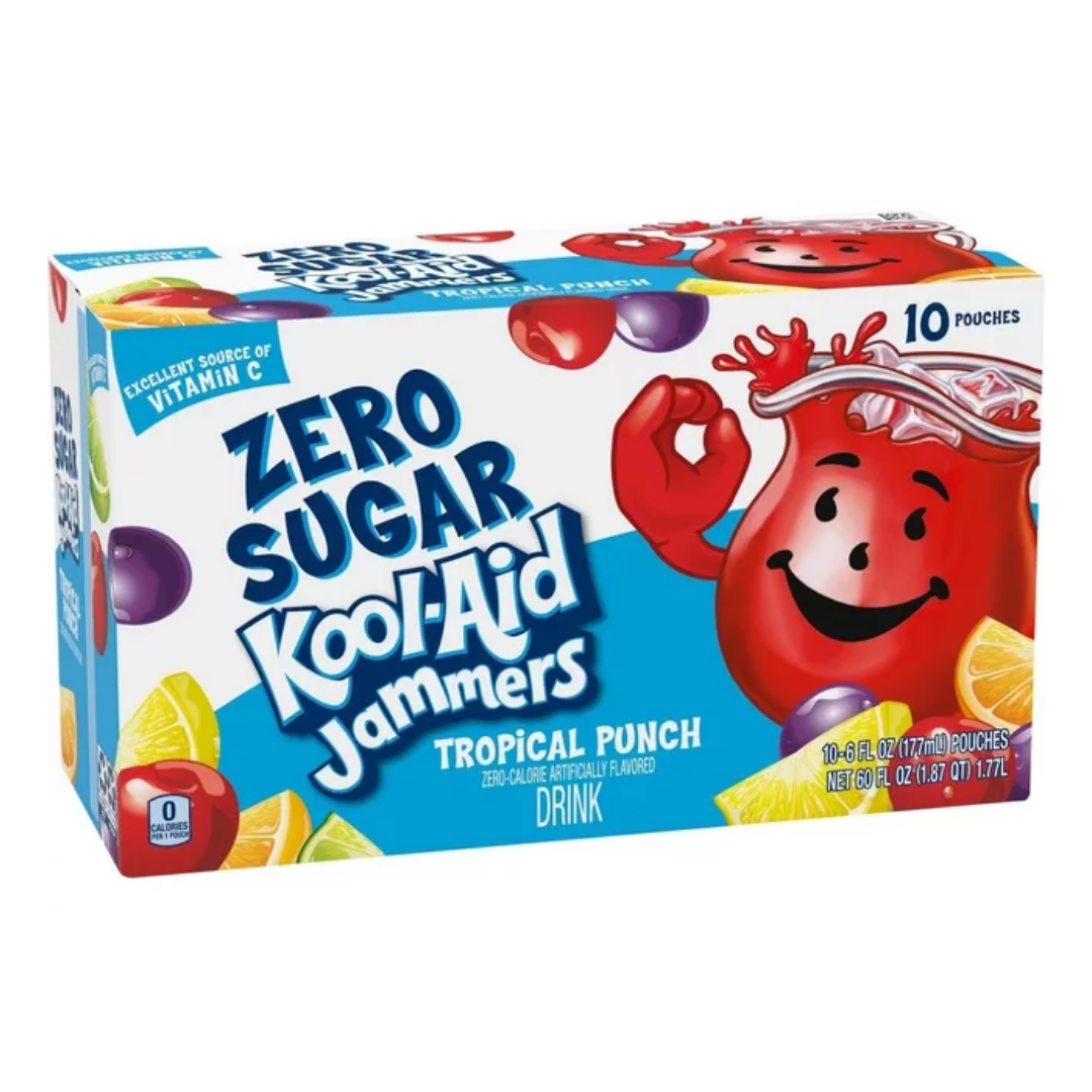 Kool Aid Jammers Tropical Punch Zero Sugar