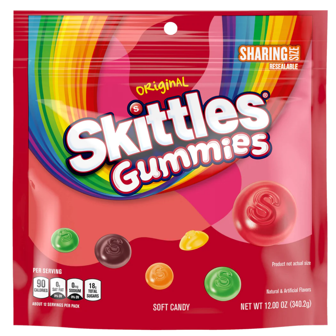 Skittles Gummies Original Gde