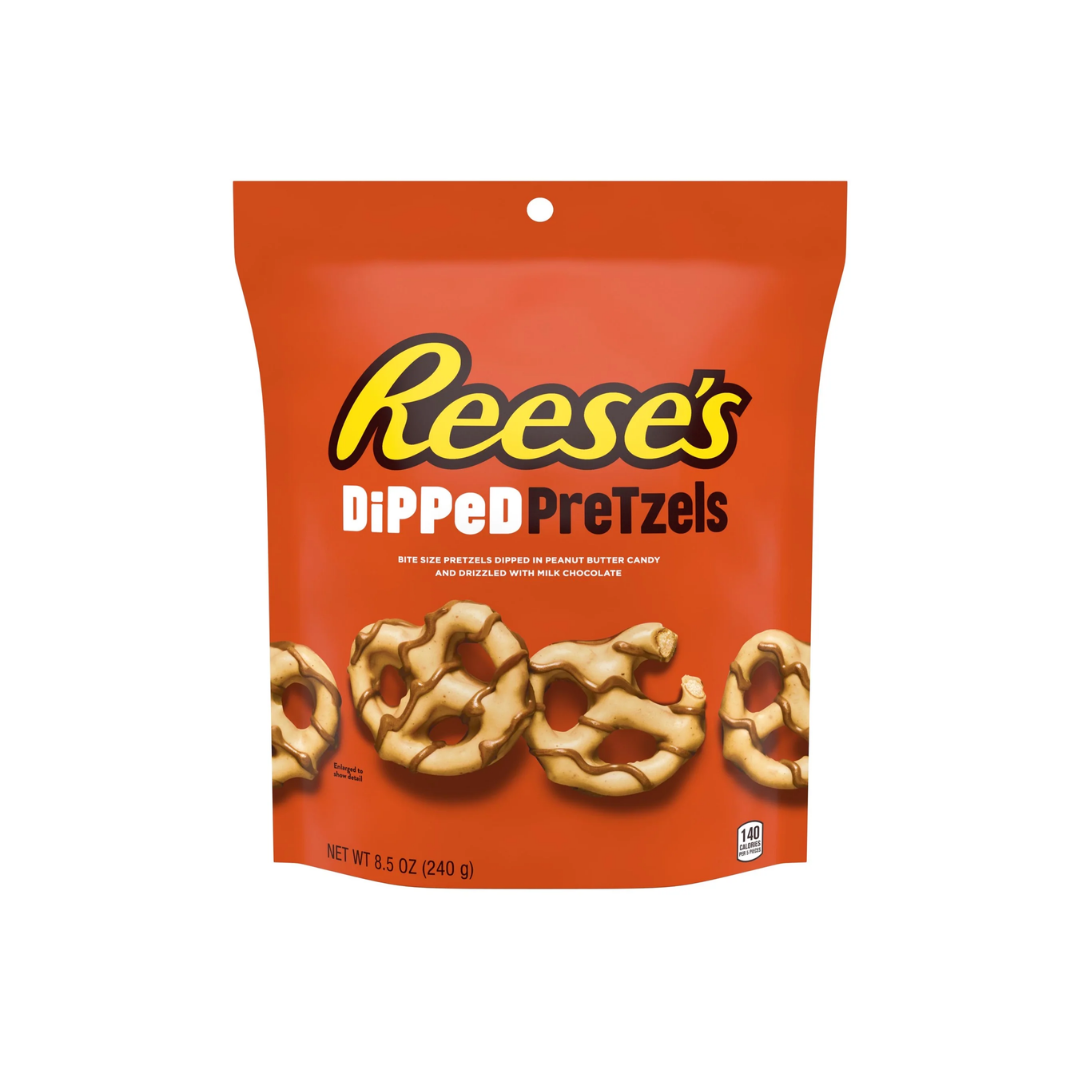 Reeses Dipped Pretzels