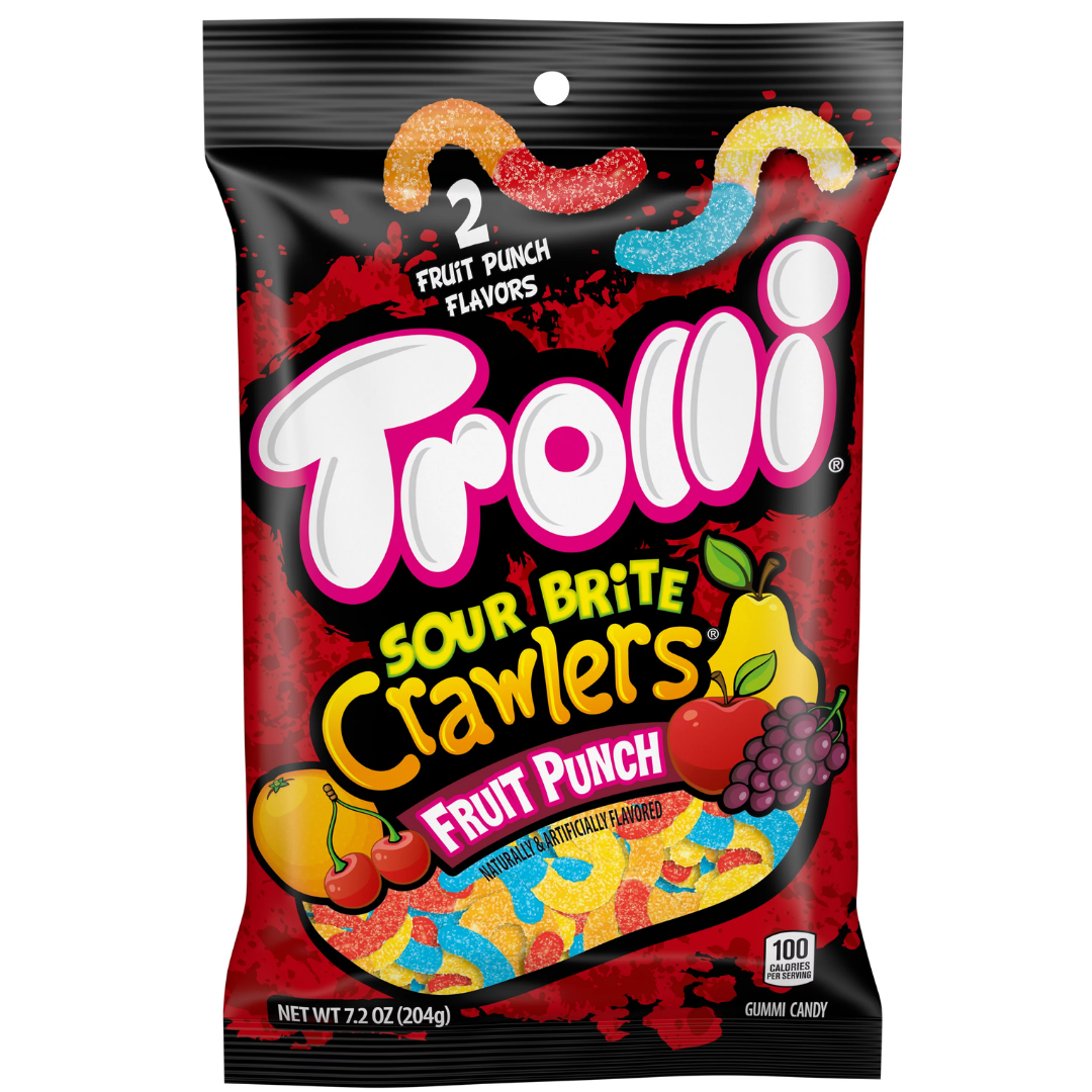 Trolli Sour Brite Fruit Punch Med