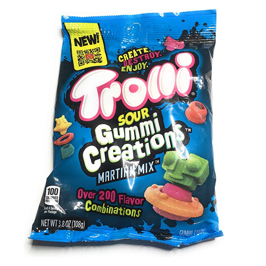 Trolli Gummi Sour Gummi Martian Mix Ch
