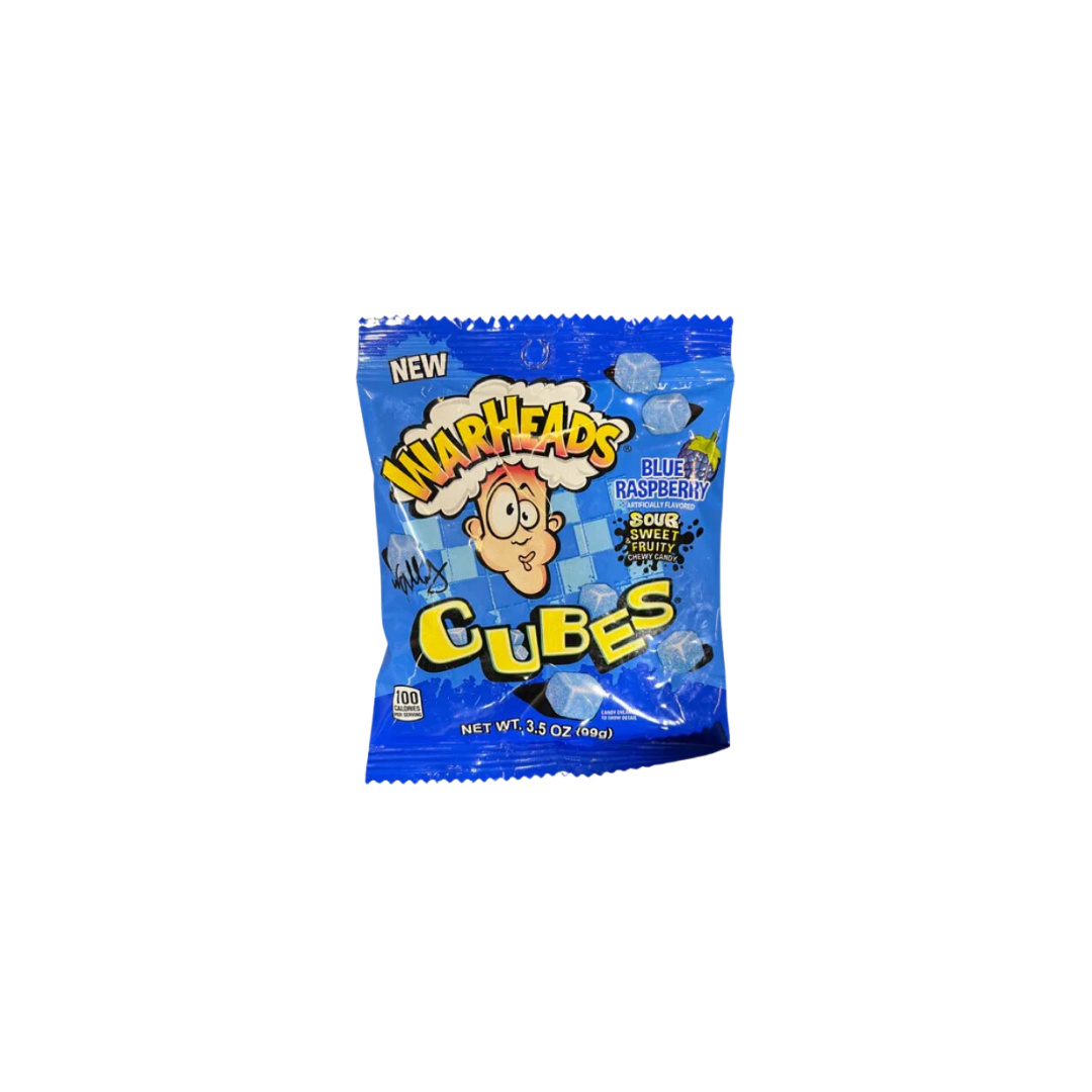 Warheads Cubes Blue Raspberry Chicos