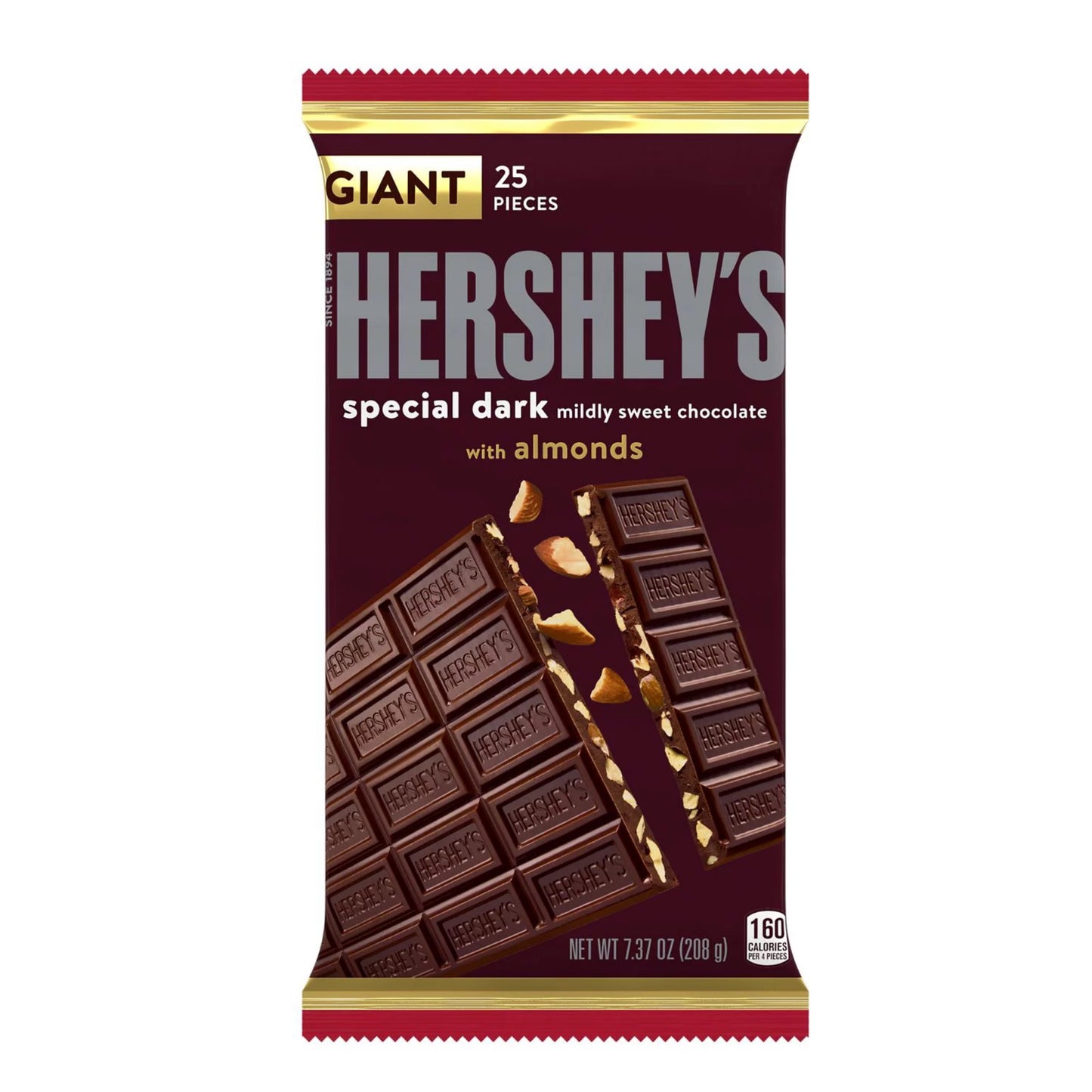 Hersheys Special Dark With Almonds Giant