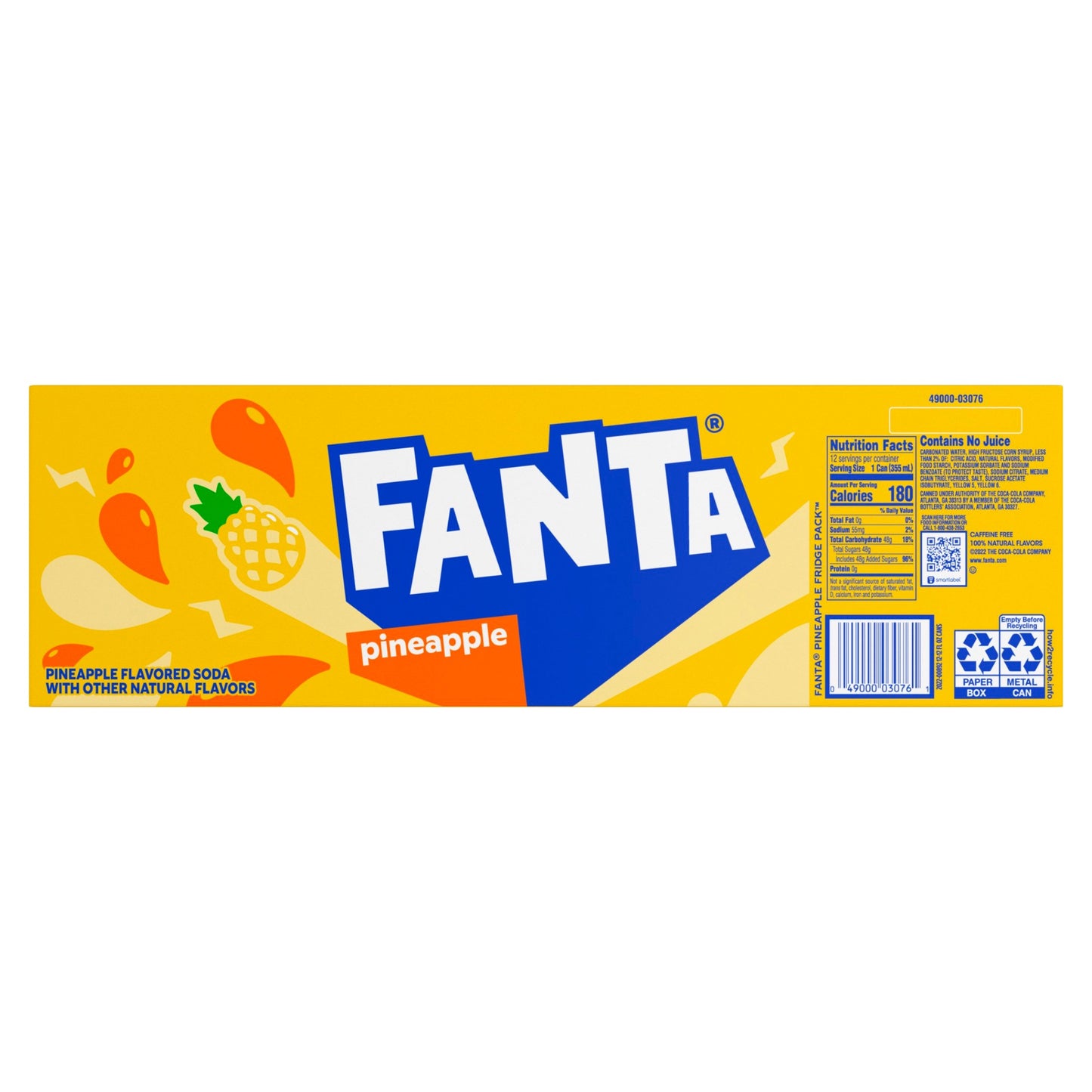 Fanta Pineapple 12 Pack