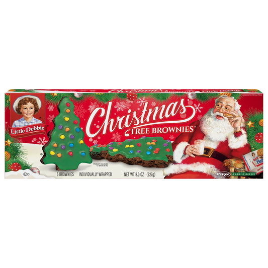 Christmas Tree Brownies Little Debbie