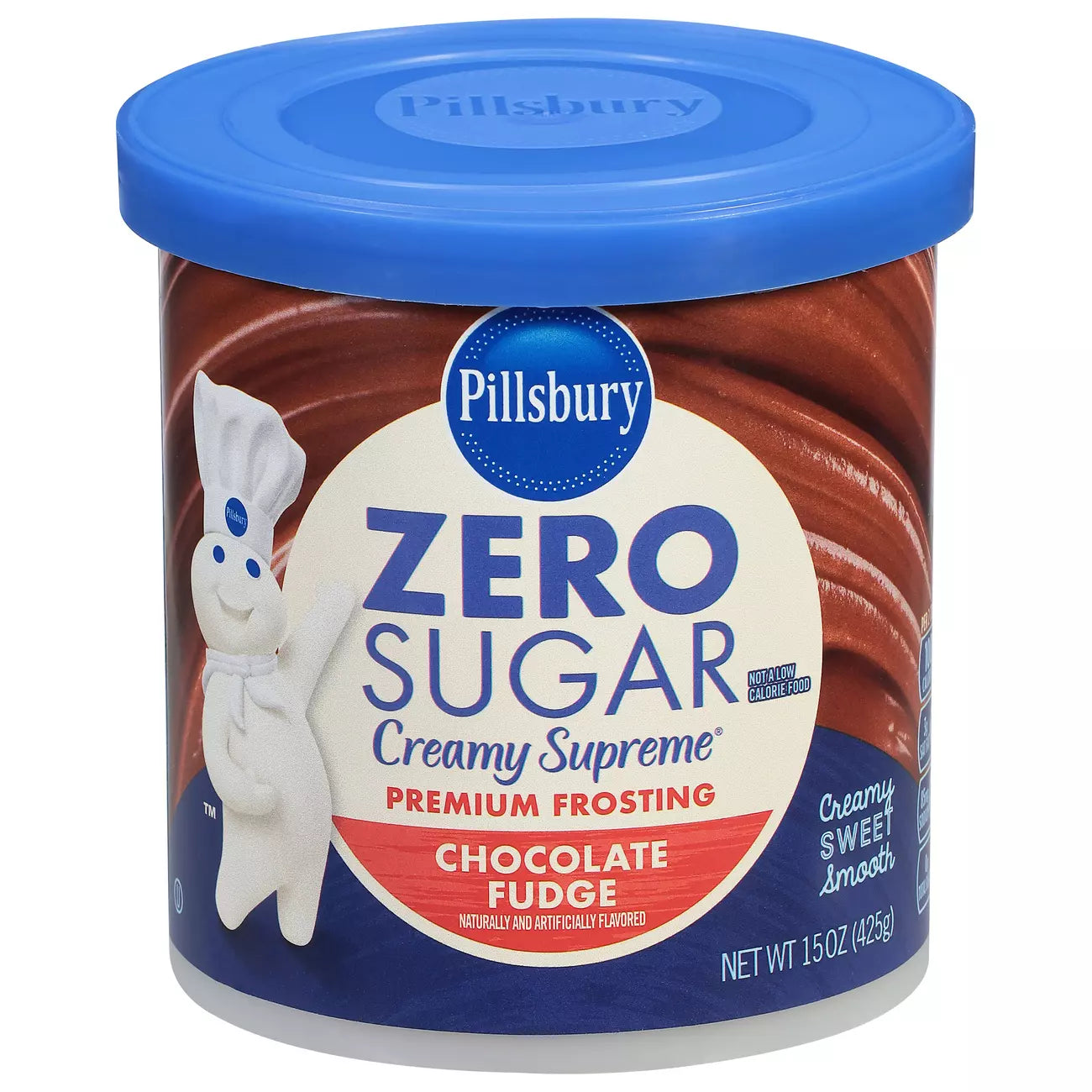 Pillsbury Zero Sugar Frosting Chocolate Fudge