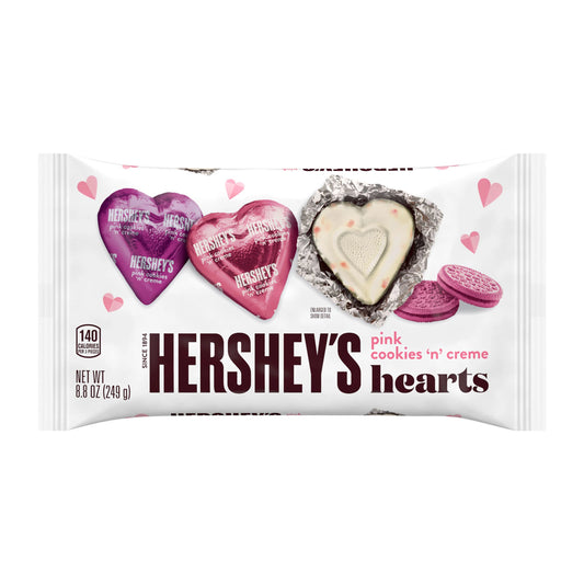 Hersheys Hearts Pink Cookies n Creme