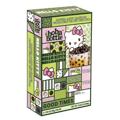 Boba Bottle Matcha Latte Hello Kitty