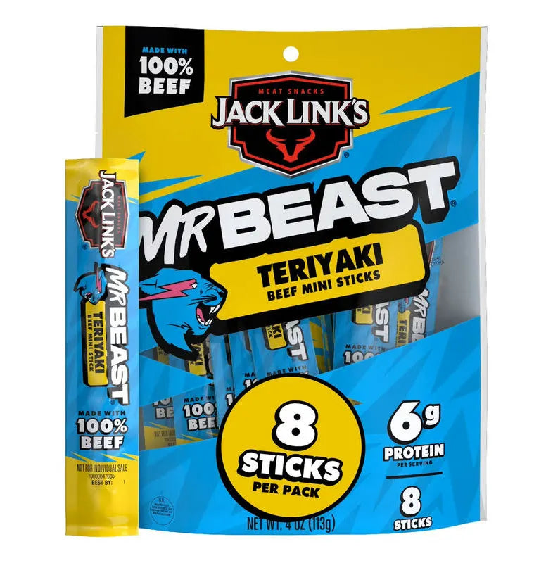 Mr Beast Beef Sticks Jack Links