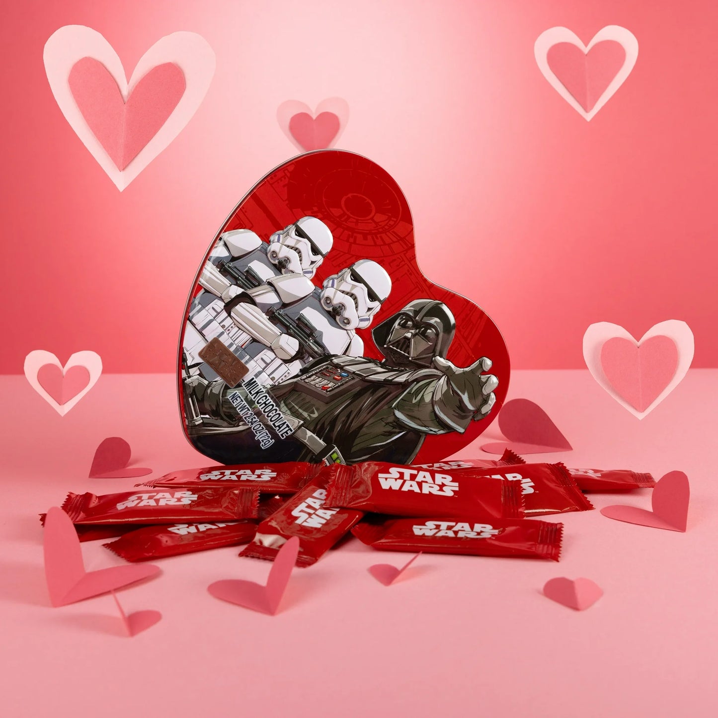 Star Wars Corazon Heart Box con Chocolates