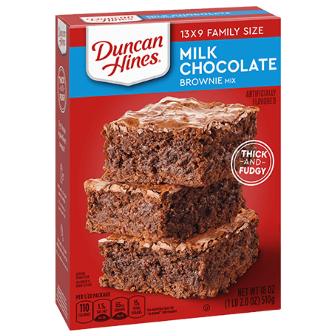 Duncan Hines Milk Chocolate Brownie Mix