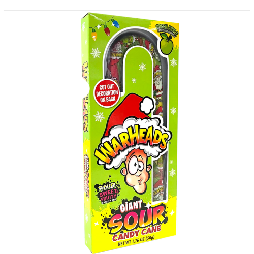 Warheads Giant Sour Candy Cane marketsanpedro