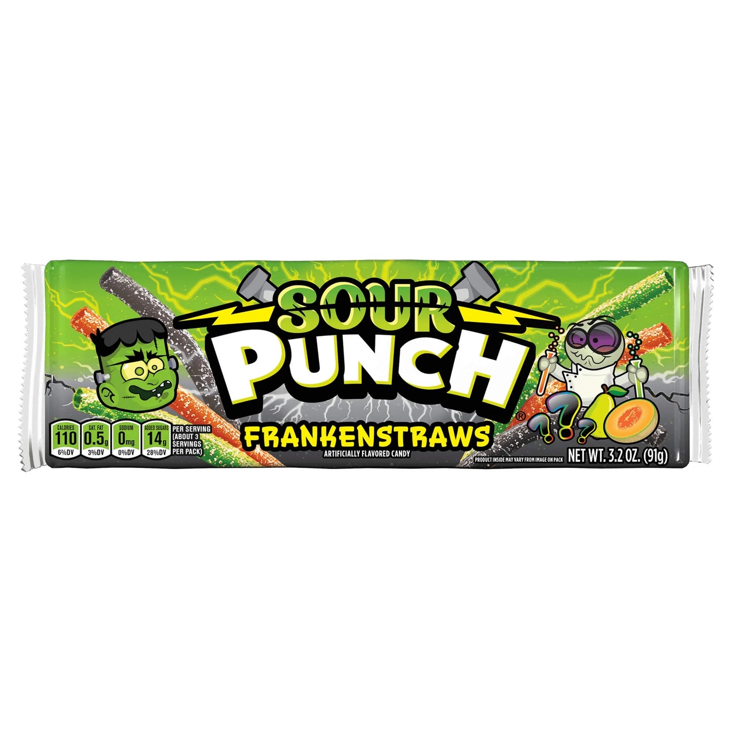Sour Punch Frankenstraws