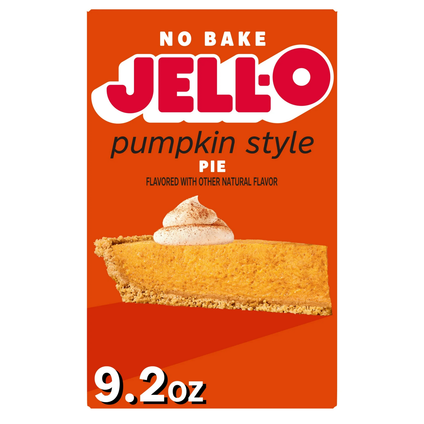 No Bake Jell-O Pumpkin Style Pie