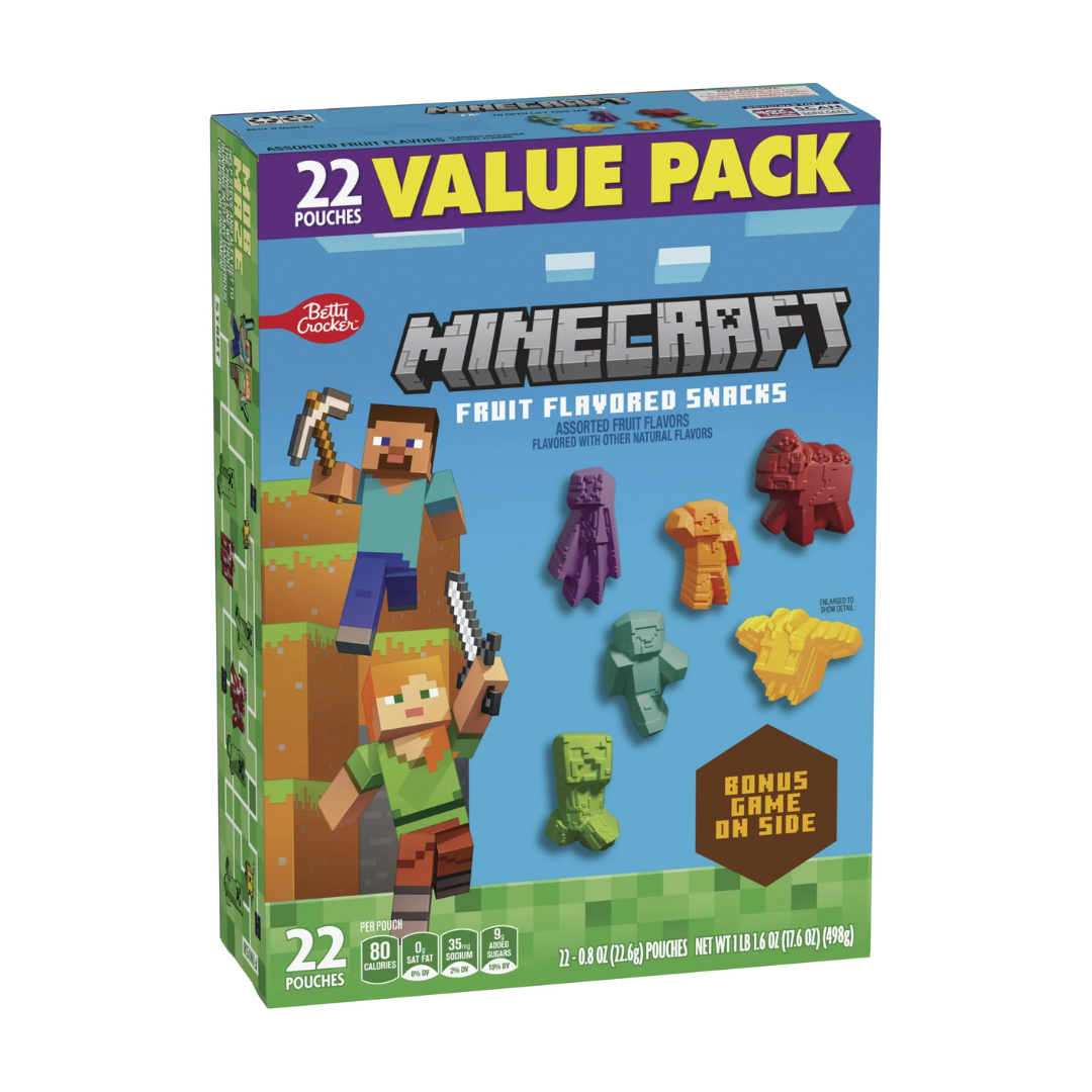 Minecraft Gummies 22 pack