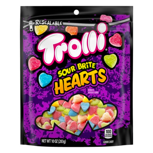 Trolli Sour Brite Hearts Resealable