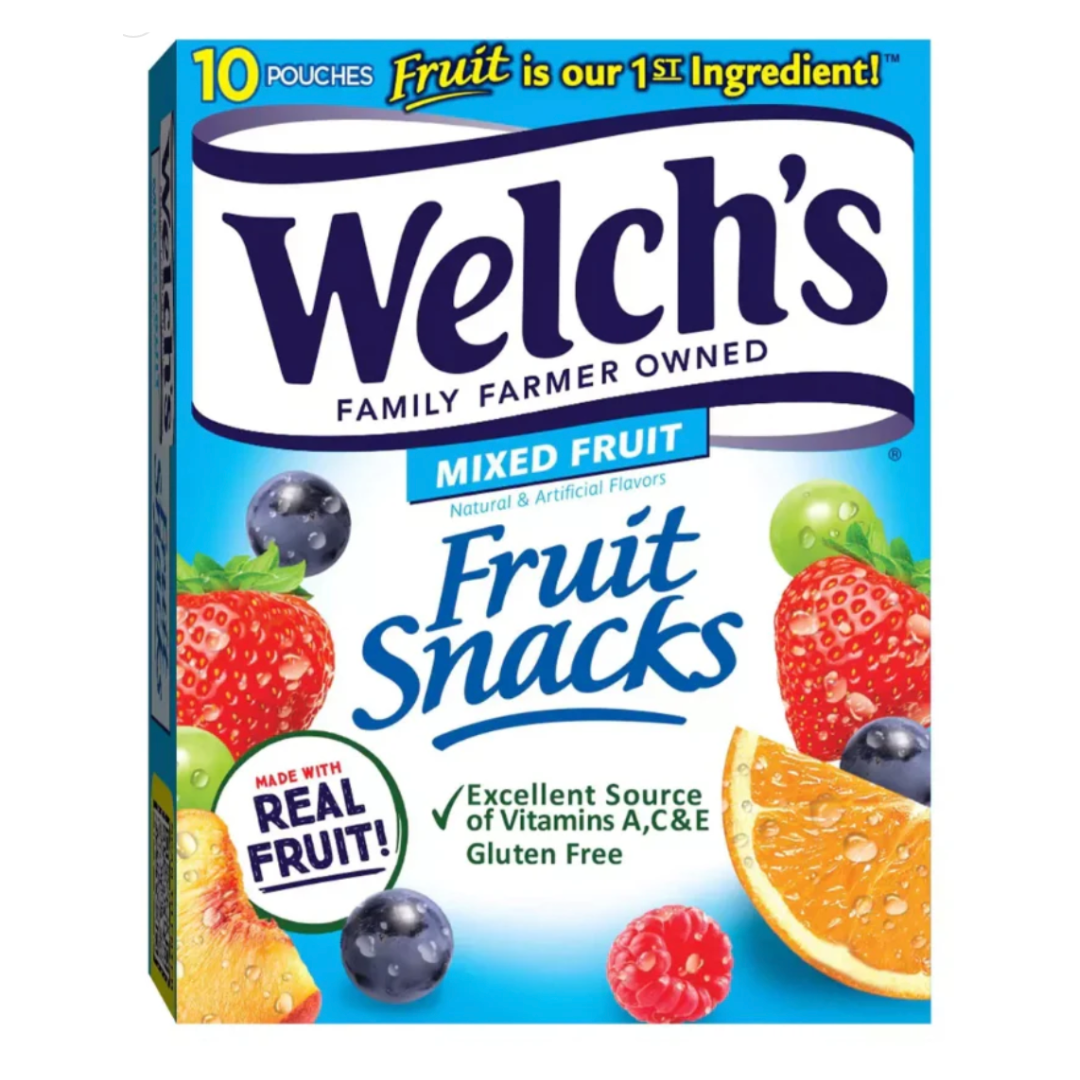 Welchs Fruit Snacks Mixed Fruit 10 Pouches