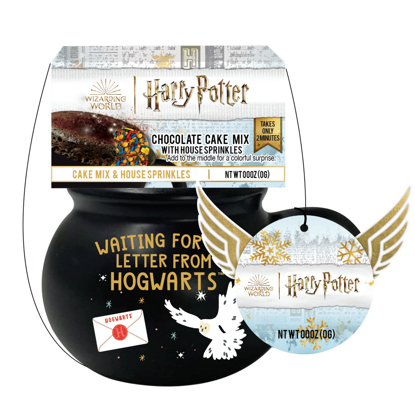 Harry Potter Caldero con Chocolate Cake Mix & Sprinkles