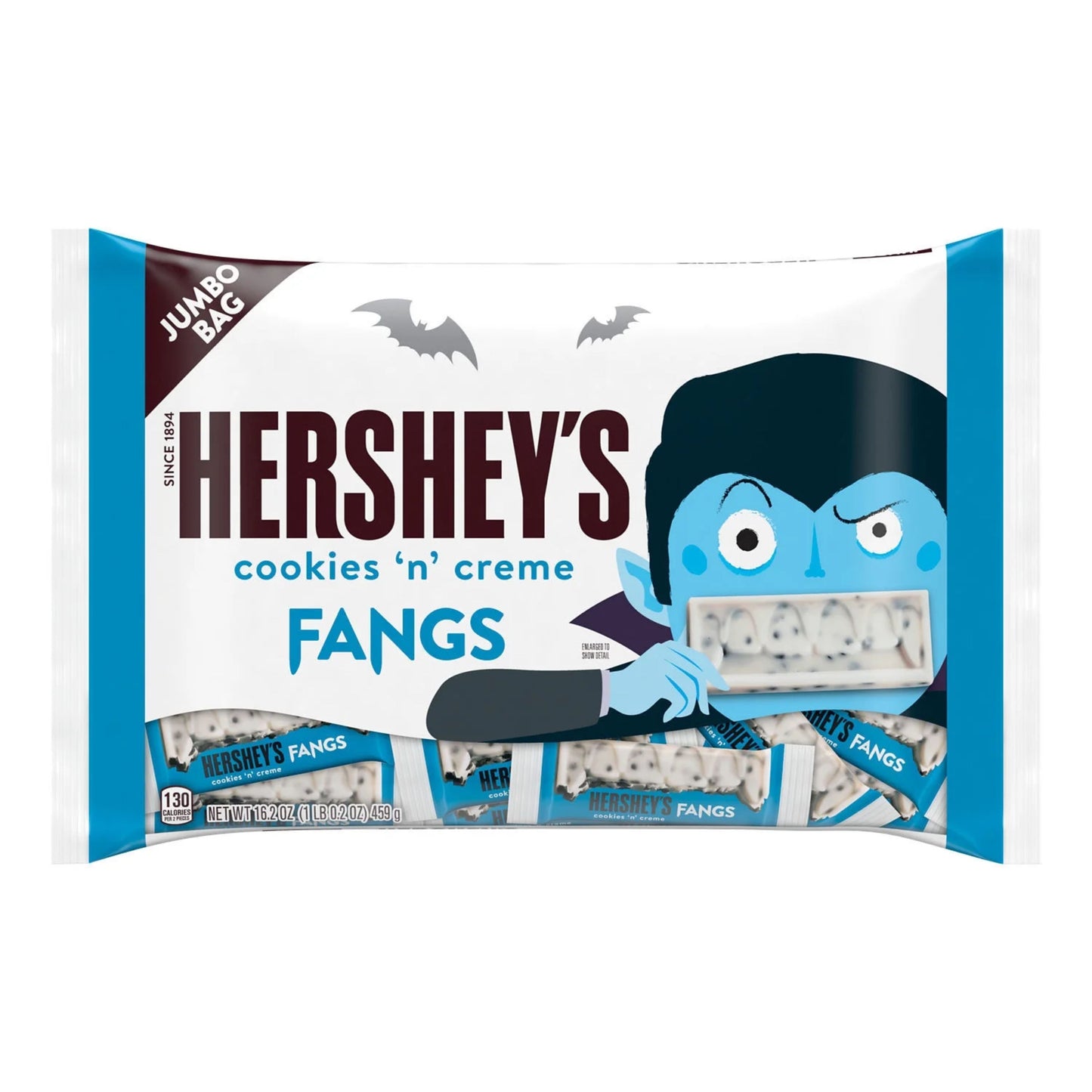 Hershey's Cookies & Cream Fangs Jumbo Bag