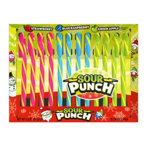 Candy Canes Sour Punch 12 Pack