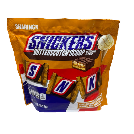 Snickers Butterscotch Scoop Sharing Size
