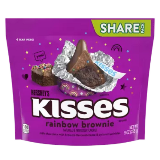 Kisses Rainbow Brownie