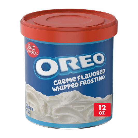 Oreo Creme Flavored Whipped Frosting