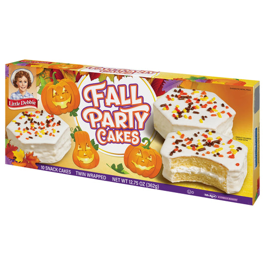 Fall Party White Cakes Little Debbie
