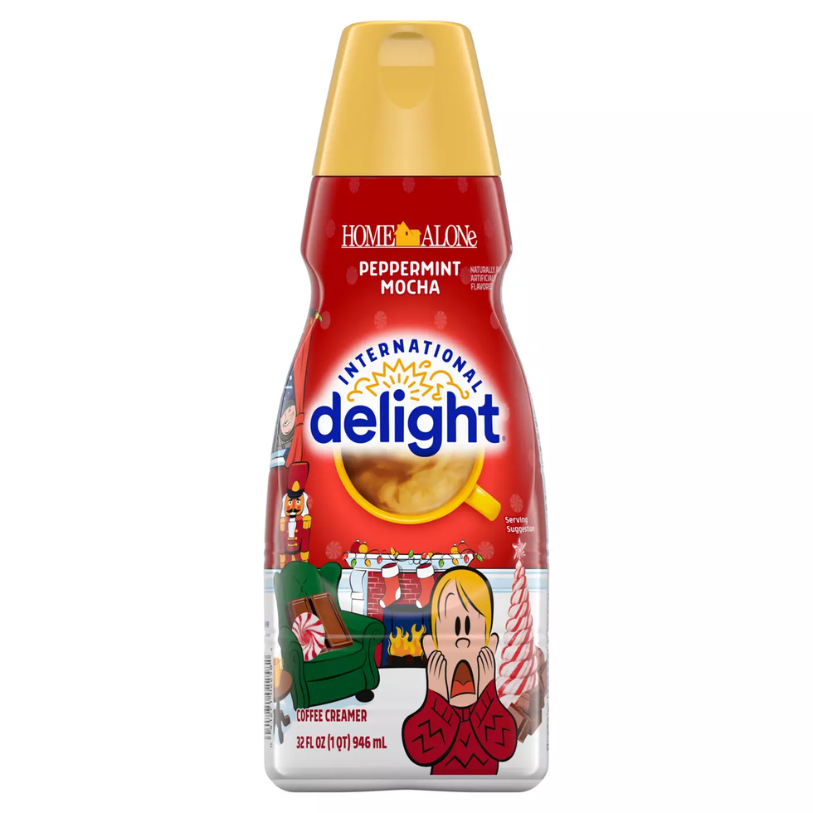 Delight Creamer Home Alone Hot Peppermint Mocha