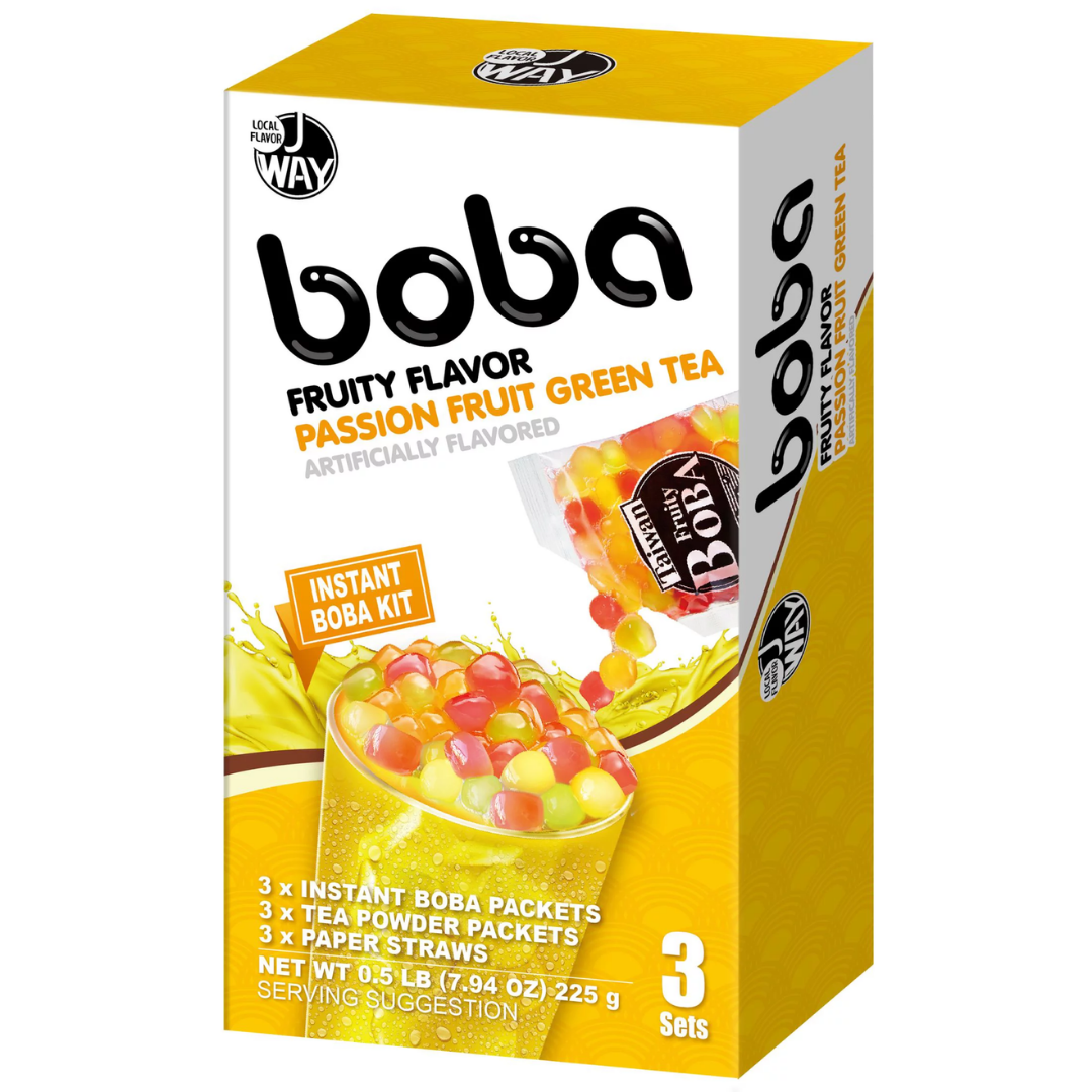 Instant Boba Kit Passion Fruit Green Tea