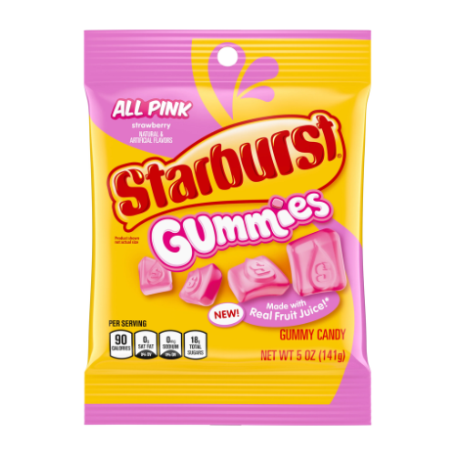 Starburst Gummies All Pink Bolsa Chica