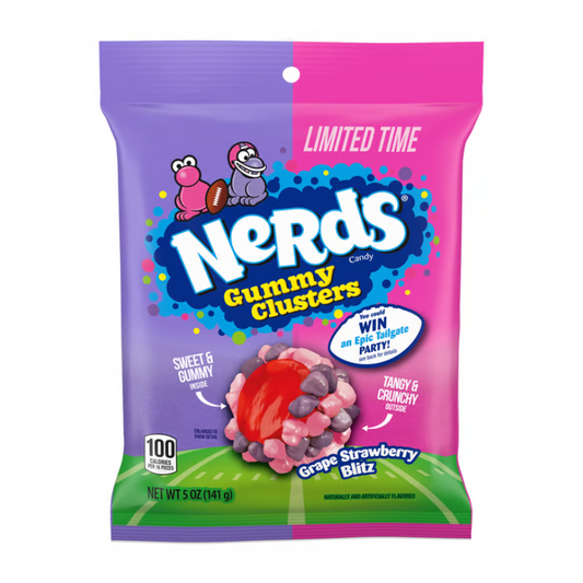 Nerds Gummy Clusters Grape Strawberry Blitz Bolsa Mediana