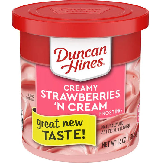 Ducan Hines Frosting Creamy Strawberries & Cream