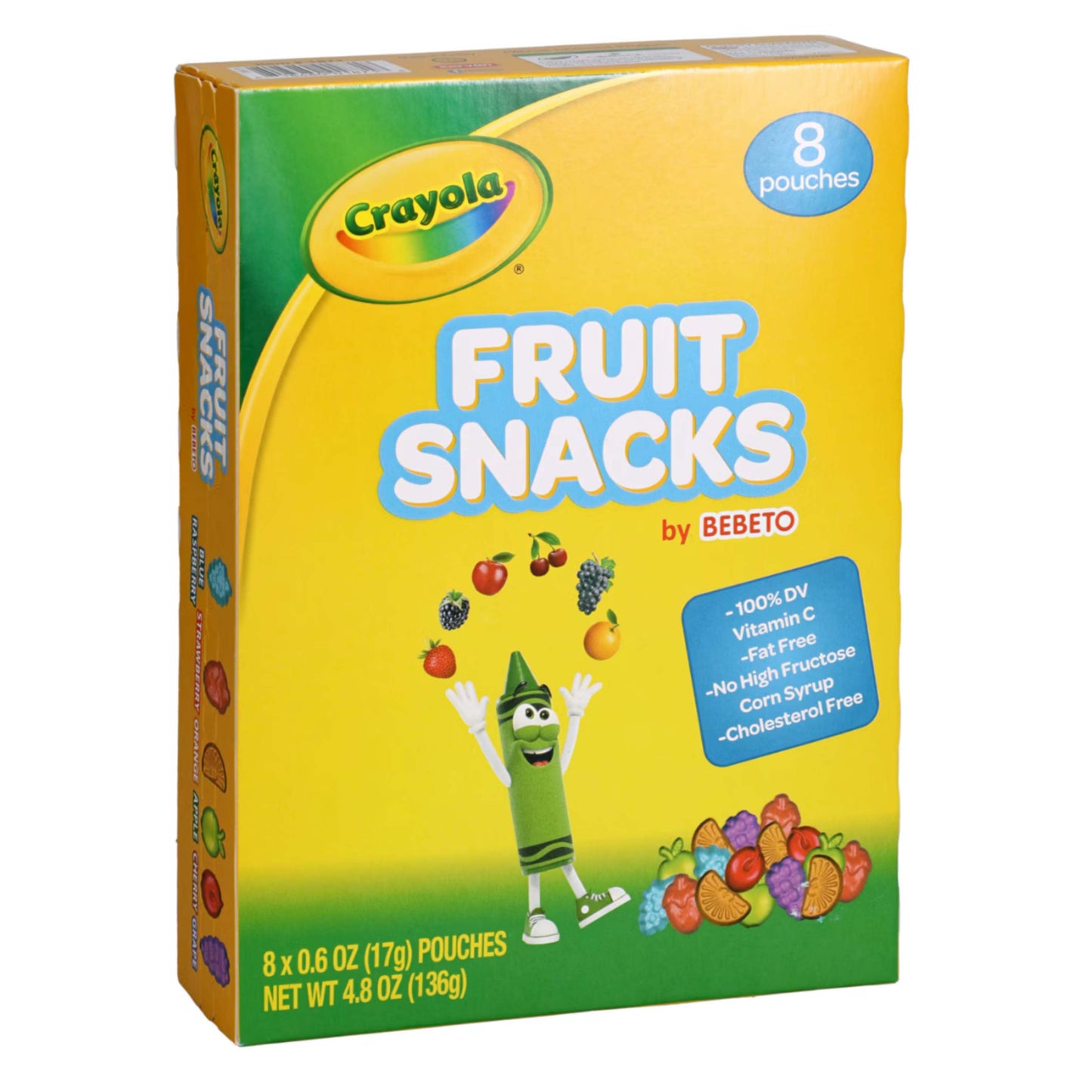 Crayola Fruit Snacks 8 Pouches