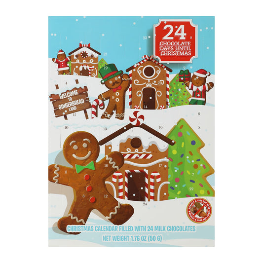 Gingerbread Land Cookie Christmas Advent Calendar