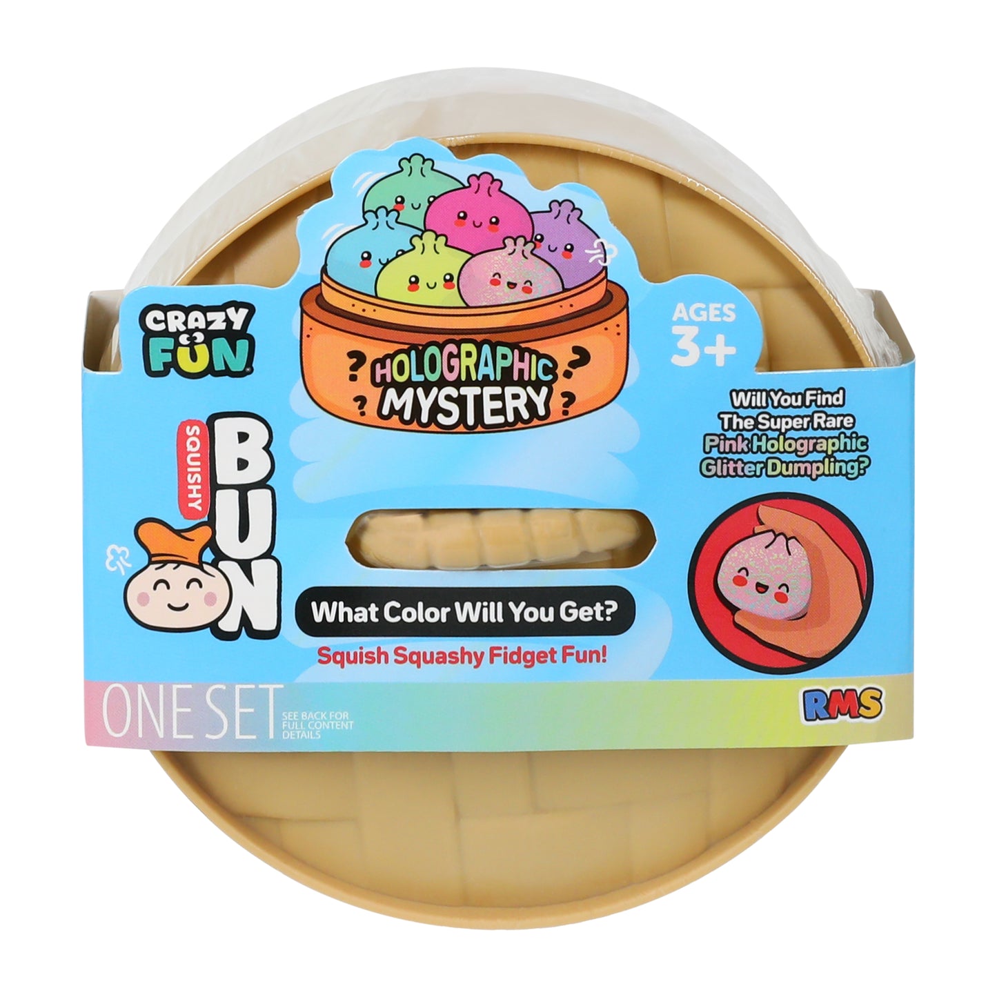 Squishy Bun Holographic Mystery One Set (No Original)