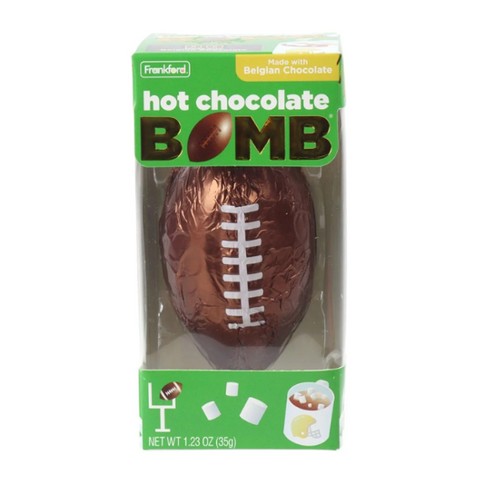 Football Shaped Hot Chocolate Bomb