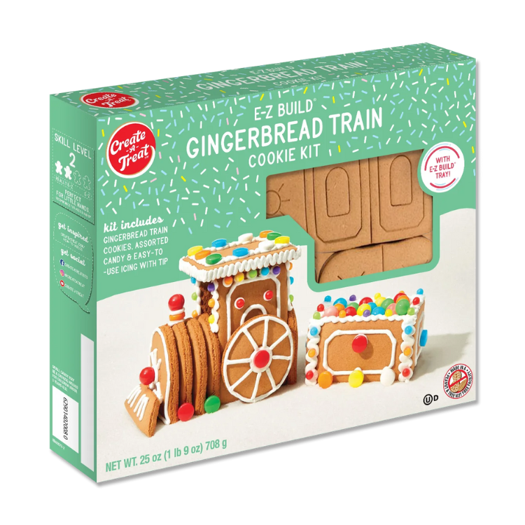 Gingerbread Train Cookie Kit