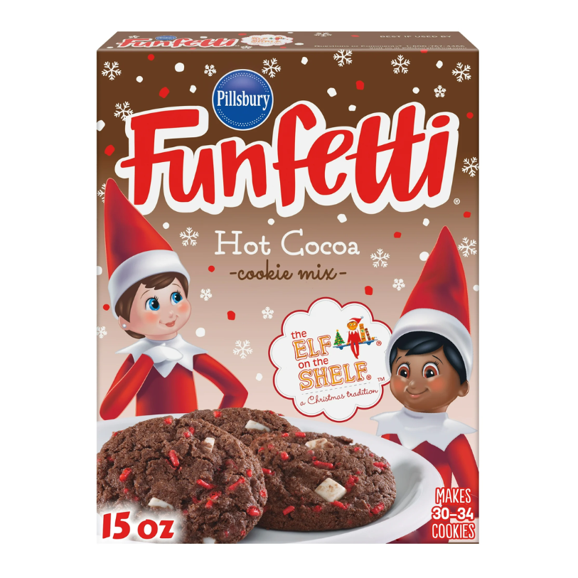 Funfetti The Elf on The Shelf Hot Chocolate Cookie Mix