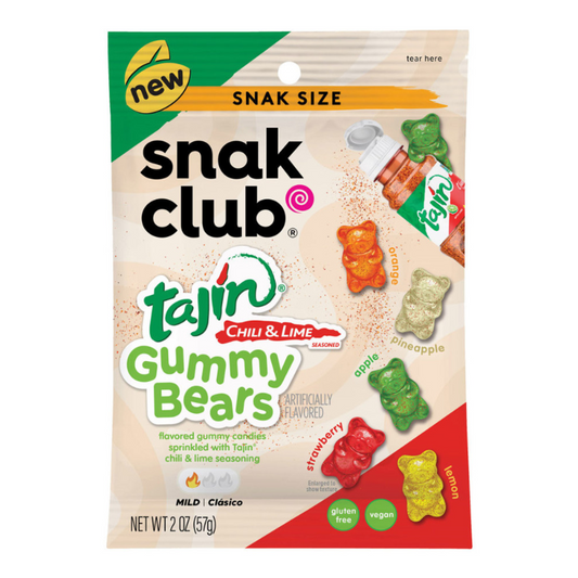 Snack Club Tajin Gummy Beats