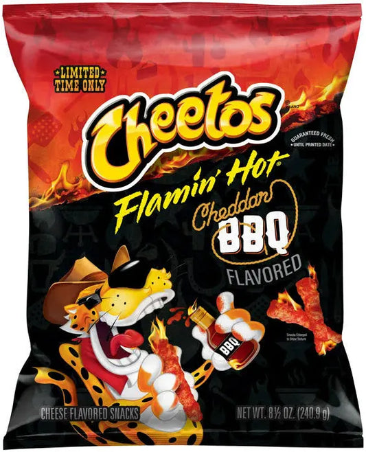 Cheetos Flamin Hot Cheddar Bbq