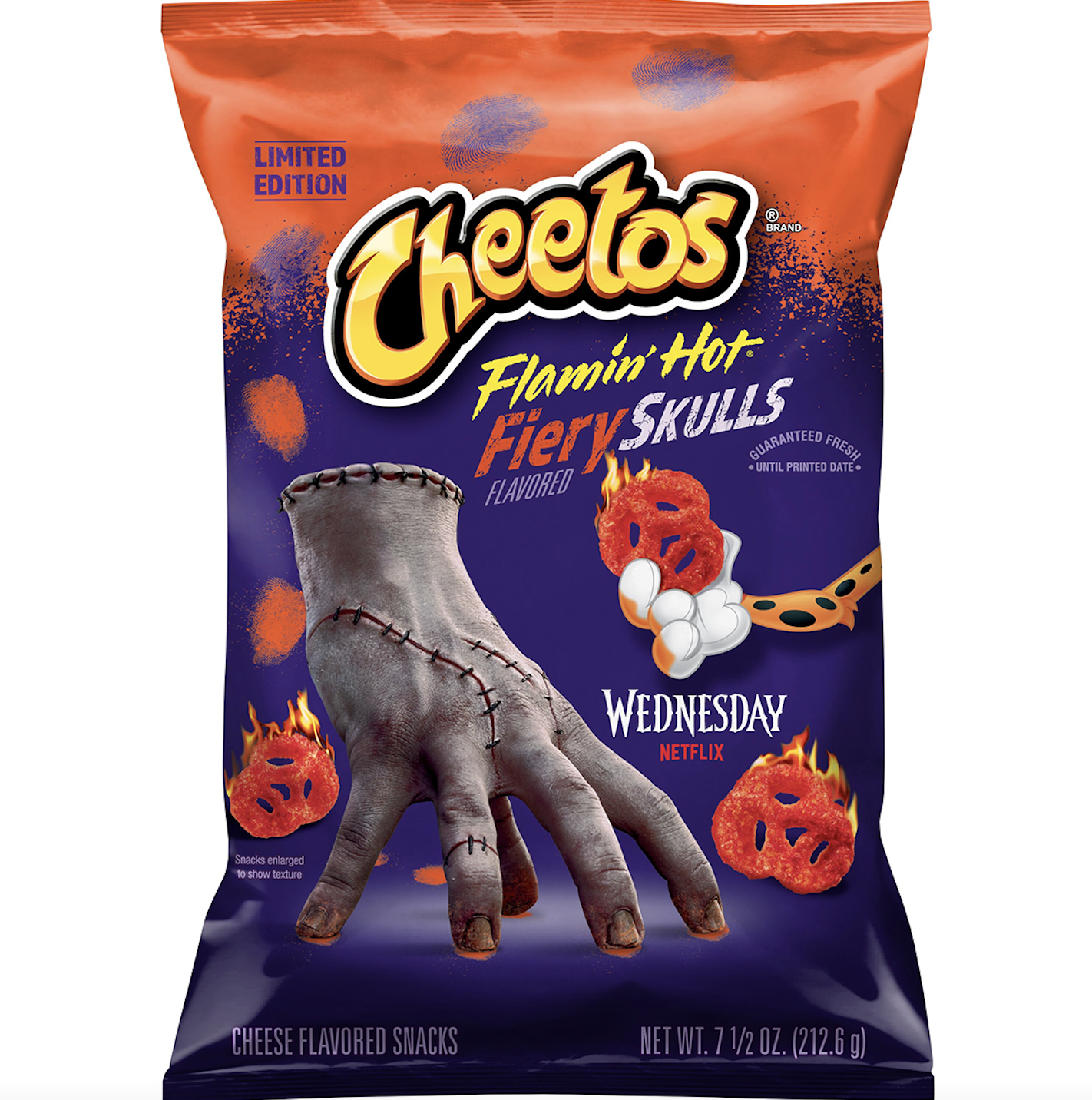 Cheetos Wednesday Fiery Skulls Flamin Hot