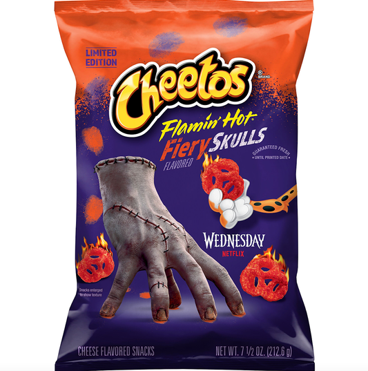 Cheetos Wednesday Fiery Skulls Flamin Hot