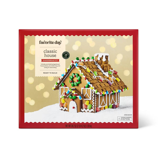 Classic House Gingerbread Kit Favorite Day