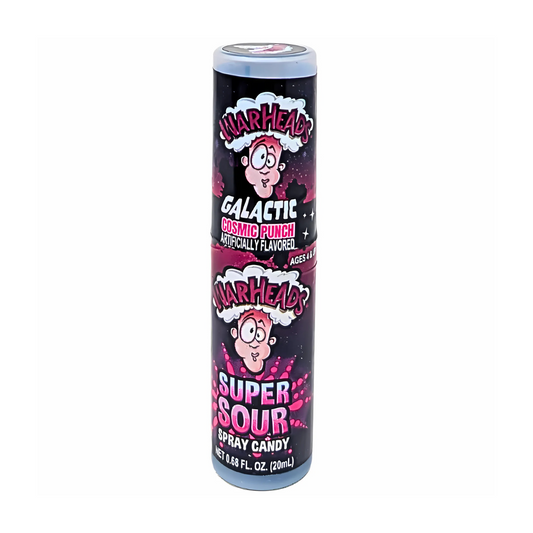 Warheads Super Sour Spray Candy Galactic Cosmic Punch