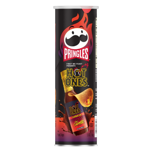 Pringles Hot Ones Salsa Barbacoa