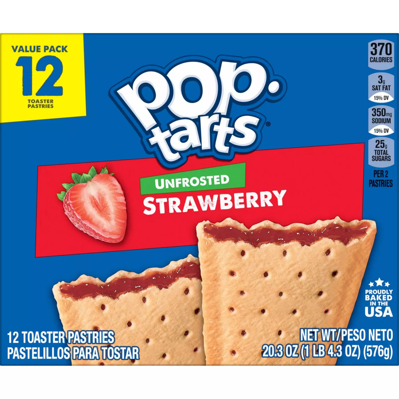 PopTarts Strawberry 12 Pack