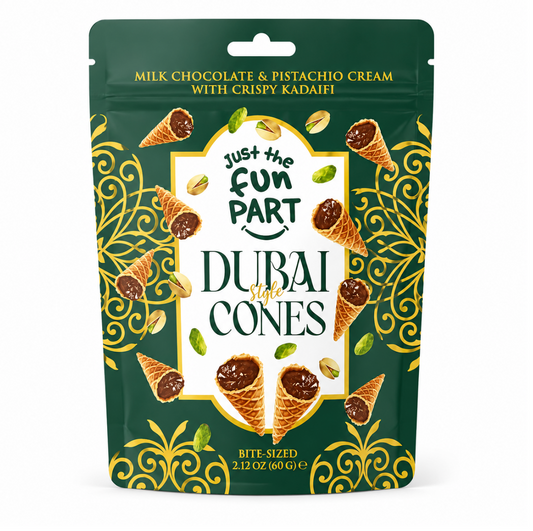 Dubai Style Chocolate Cones 60g