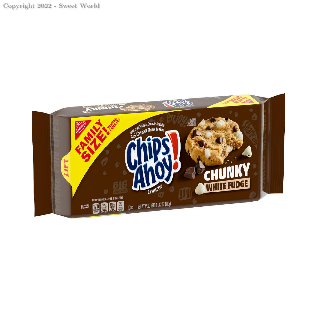 Chips Ahoy Chunky White Fudge Family Size